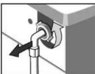 White Knight WM105M - ■ Cleaning the Water Inlet Filters - 5