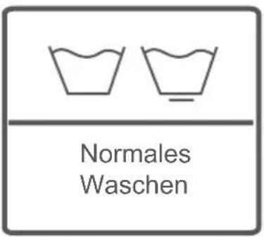 Normales Waschen