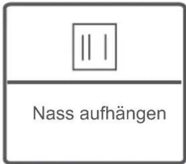 ||| Nass aufhängen
