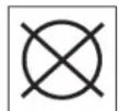 Arçelik WMA 6510 J - Descriptions of the international textile care label (ITCL) symbols - 9