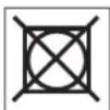 Arçelik WMA 6510 J - Descriptions of the international textile care label (ITCL) symbols - 12