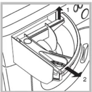 Ariston Thermo AVXL109 - Limpiar el cajón de los detergentes - 1