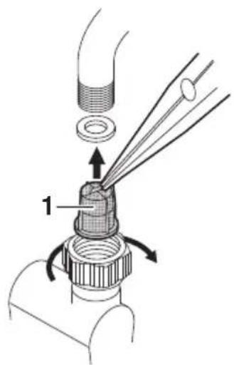 V-ZUG Adora SL - Wassereinlauf-Filter reinigen - 1