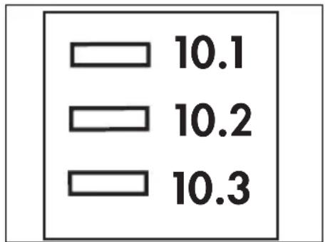 | Value | |---| | 10.1 | | 10.2 | | 10.3 |