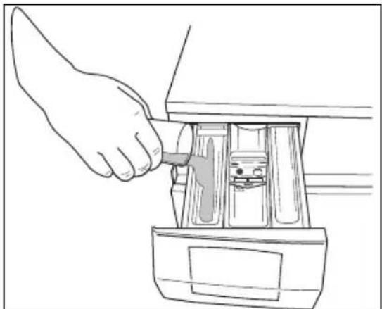 AEG-ELECTROLUX Lavamat 64845 - Dosering van wasmiddelen - 1
