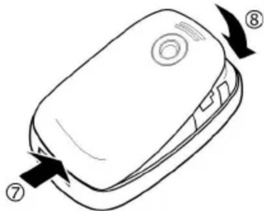 BENQ-SIEMENS SL91 - Akku einsetzen - 2