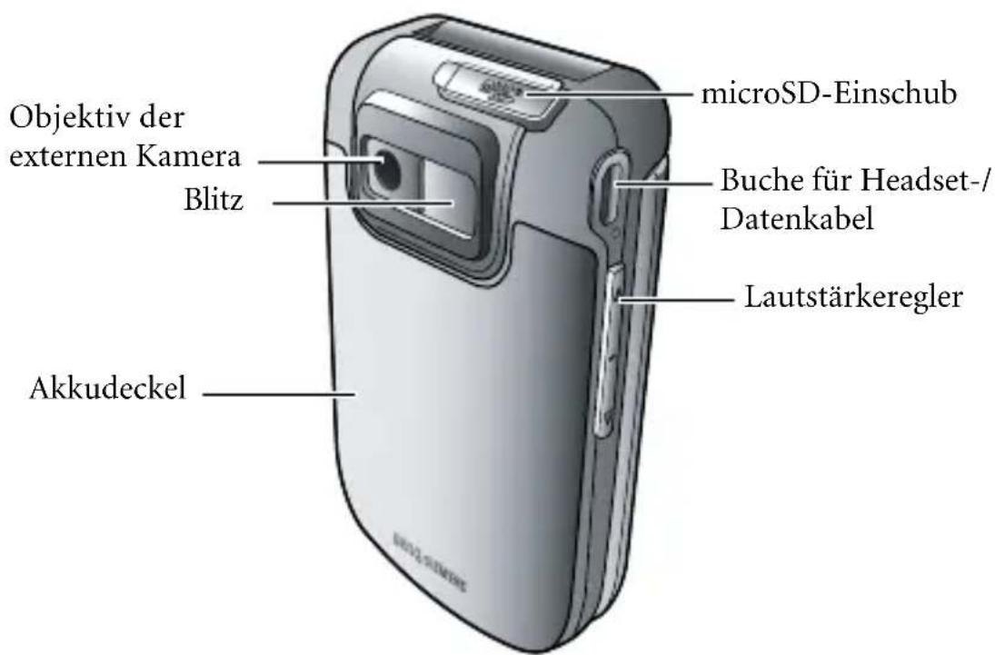 BENQ-SIEMENS EF91 - Rückseite und linke Seite - 1