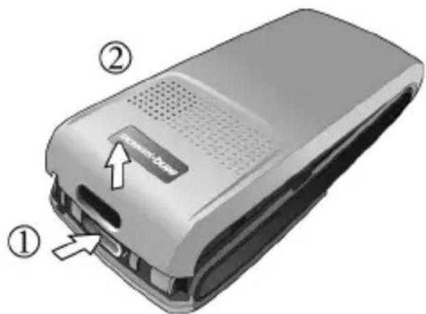 BENQ-SIEMENS A38 - Akkudeckel entfernen - 1