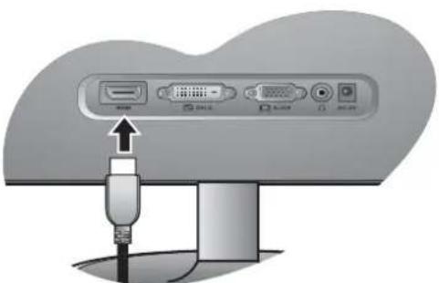 BENQ V2420H - HDMI-Kabel anschließen - 1