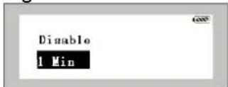 Disable 1 Min