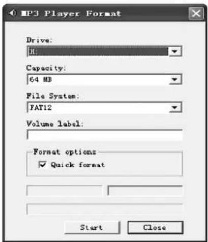 AIPTEK MP3-313 - Formatieren des Speichers des Digital Audio-Players - 1