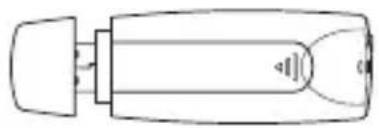 Simple line drawing of a cylindrical device with a handle and internal components, no text or symbols present.