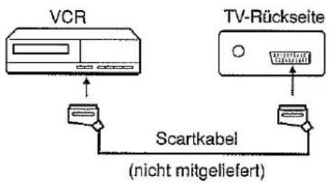 ORION TV-3789F SI - Anschluss eines Videorecorders - 1