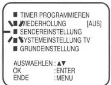 ORION COMBI 1415X - Press MENU. - 1