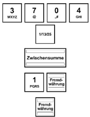 OLYMPIA CM 940-F - Zahlung mit Fremdwährung und passendem Betrag - 2