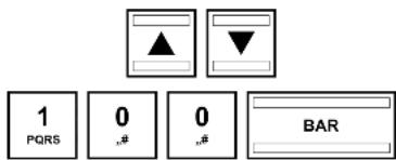 1 PQRS 0 ,# 0 ,# 0 BAR