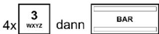 OLYMPIA CM 940-F - Finanzwegebezeichnung programmieren - 7