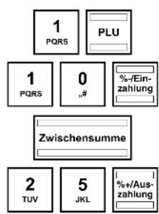 OLYMPIA CM 940-F - Prozentuale Aufschläge und Nachlässe registrieren - 2