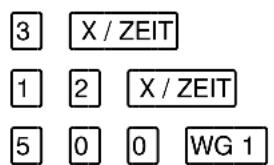 3 X / ZEIT 1 2 X / ZEIT 5 0 0 WG 1