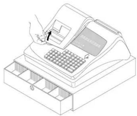 OLYMPIA CM 1820 Plus - ■ Farbrolle wechseln - 1