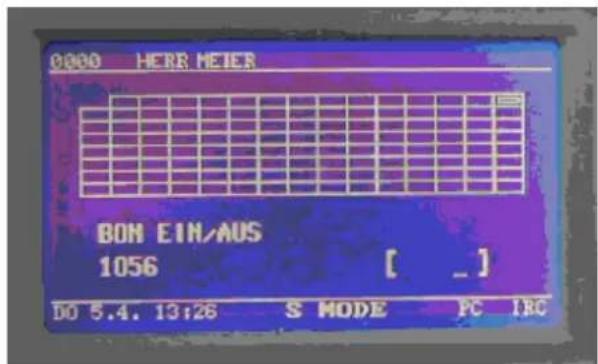 0300 HERR MEIER BON EIN/AUS 1056 [ _ ] DO 5.4. 13:26 S MODE PC TBC