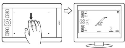 WACOM PTH450 - FÜNFFINGERBEWEGUNGEN - 1