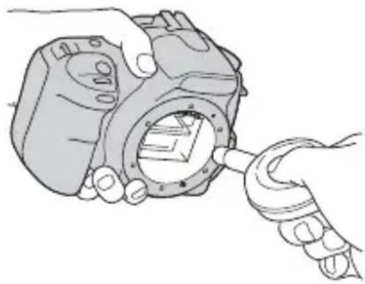 WACOM CTL-460 - Gebruik de blazer om het oppervlak van de beeldsensor en het omliggende gebied te reinigen. - 1