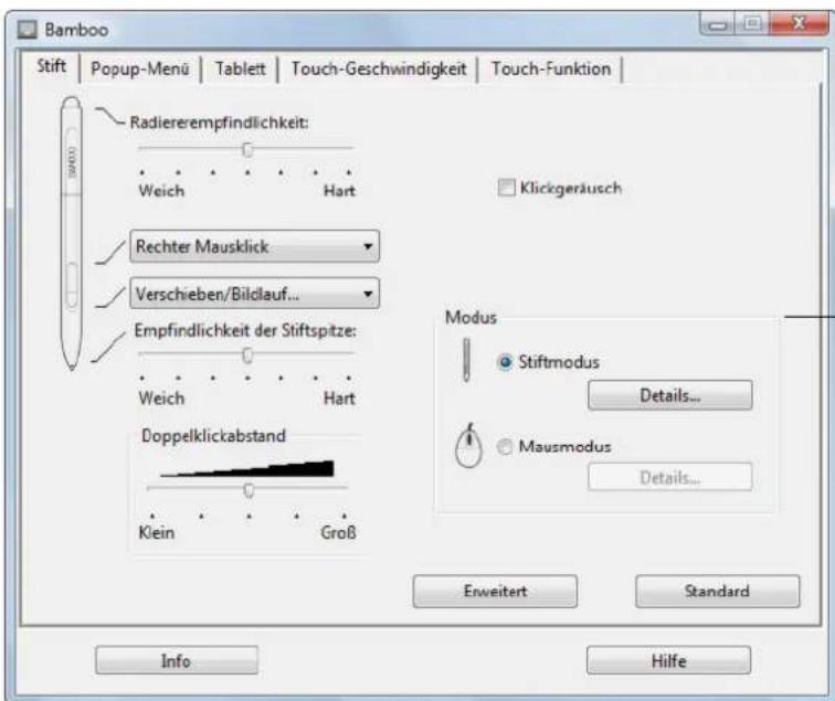 WACOM CTH-461 - EINSTELLEN DER TABLETTPROJEKTION - 2