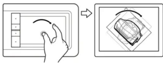WACOM CTH-461 - Drehen (Drehen mit zwei Fingern) - 2