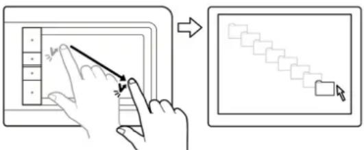 WACOM CTH-461 - Wählen und Ziehen (DAUERZIEHEN deaktiviert) - 1