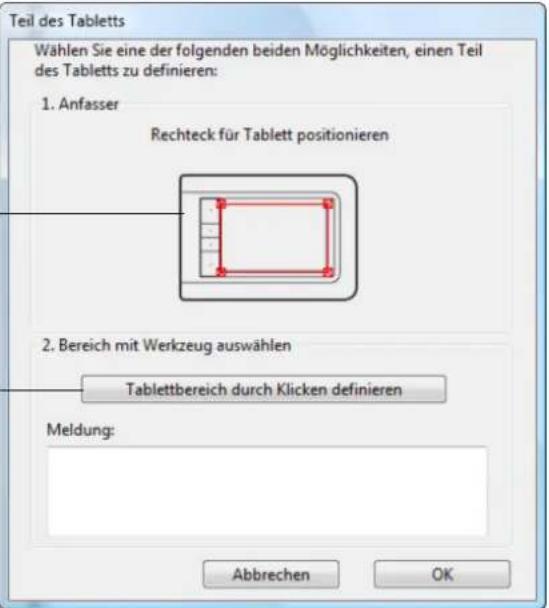 WACOM CTH-461 - FESTLEGEN DES ZU VERWENDENDEN TABLETTBEREICHS - 2