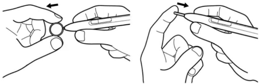 WACOM CTH-461 - AUSTAUSCHEN DER STIFTSPITZE - 3