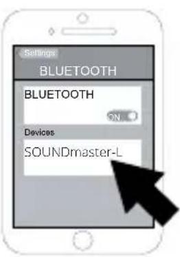 Niceboy SoundMaster-L - Paaren des Geräts über Bluetooth: - 1