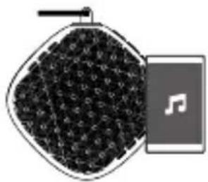 Niceboy SoundGo - Gumb za sprožitev uporabite za izklop/vklop Bluetooth zvočnika - 1