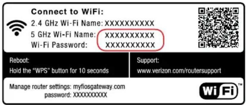 Verizon FiOS Quantum Gateway FiOS-G1100 - 2.0b/STEP 2 - CONNECT YOUR DEVICE TO YOUR GATEWAY - 1