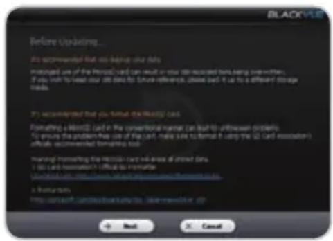 Ampire TVR100-GPS - Aktualisieren der Firmware - 2