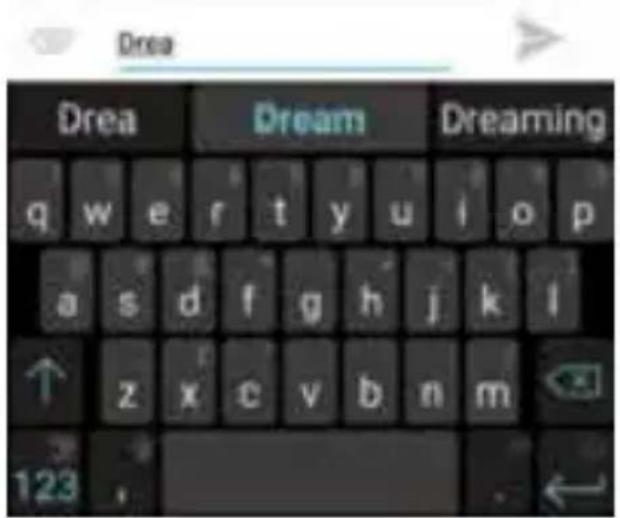 Coolpad Modena - Über das Texteingabefeld - 1