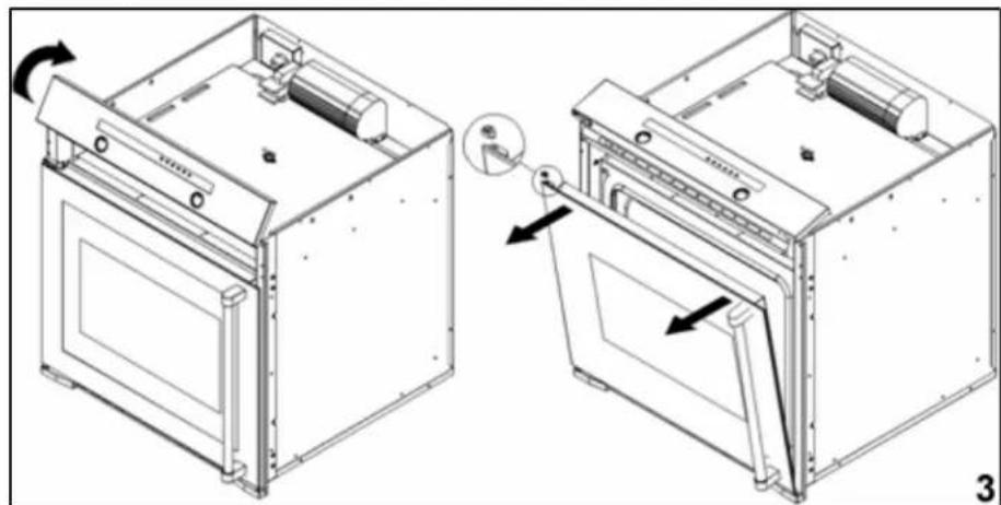 BAUMATIC B2601SS-A - Reversing the door of your appliance - 4