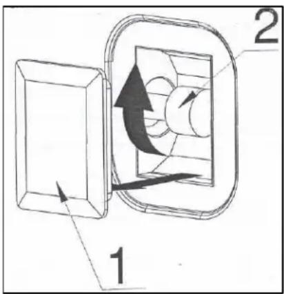 BAUMATIC B2601SS-A - IMPORTANT: The oven must be disconnected from your mains supply before you attempt to either remove or replace the oven bulb. - 1
