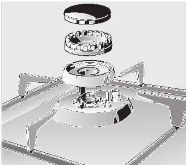 NEFF E3491S2 - Rippenrost und Herdmulde: - 2