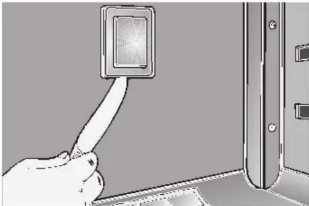 NEFF E3491W2 - Replacing the oven door seal: - 1