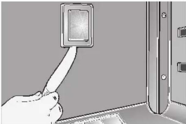 NEFF E3491W2 - Austauschen der Backofen-Türdichtung: - 1