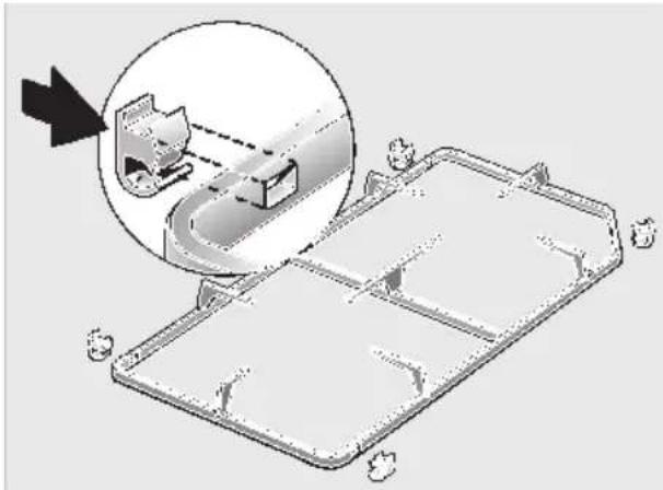 NEFF E3491W2 - Rippenrost und Herdmulde: - 1
