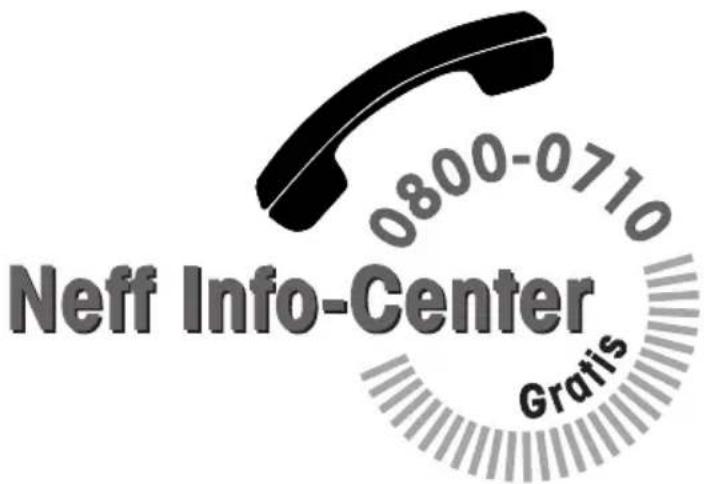 0800-0710 Neff Info-Center Gratis