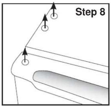 TECO TBF47WMB - REVERSING THE DOOR - 10