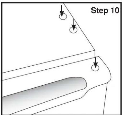 TECO TBF47WMB - REVERSING THE DOOR - 13