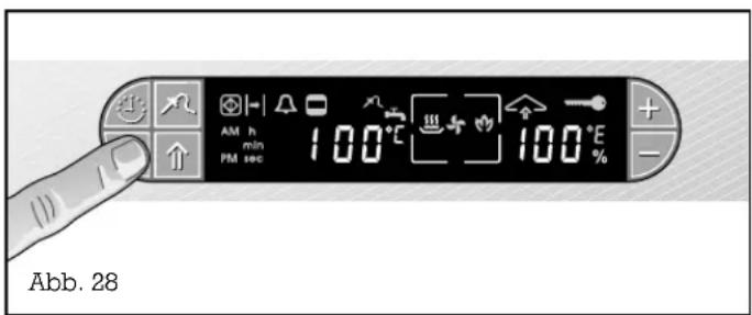 GAGGENAU ED220 - Anzeige der aktuellen Garraum-temperatur (ThermoTest) - 1