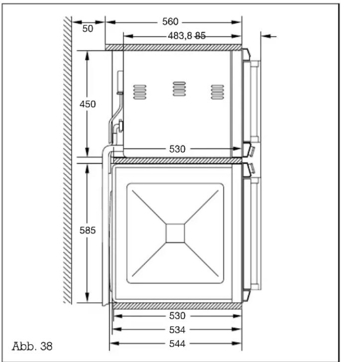 GAGGENAU ED220 - Einbau über EB - 1