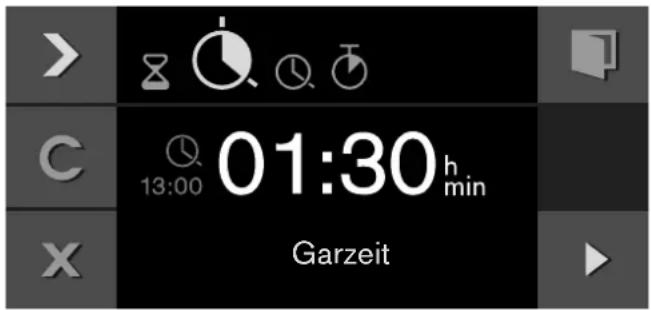 GAGGENAU BS485610 - Garzeit einstellen - 1