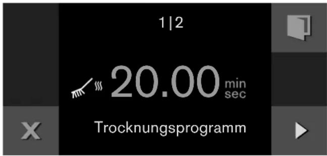 GAGGENAU BS484110 - Trocknungsprogramm starten - 1